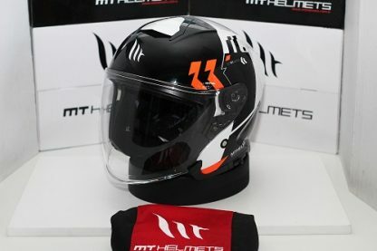 MT Helmet Thunder 3 SV Jet Venus (A4 Gloss Pearl Orange) | eBay
