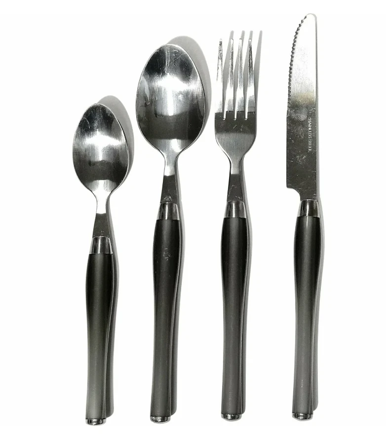 Set Servizio 24 Pezzi Posate Con porta posate Colorato Cucina - Immagine 3 di 4