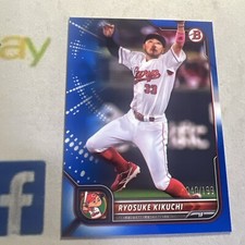 2022 Bowman NPB Ryosuke Kikuchi #113 Blue Parallel #/199Topps