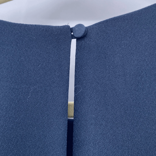 Banana Republic Tapered Leg Sleeveless Belted Jumpsuit Preppy Pockets Navy 4 - Picture 12 of 16