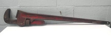 RIDGID PIPE WRENCH MODEL 48 HEAVY DUTY STRAIGHT PIPE WRENCH 31040 RED COLOR