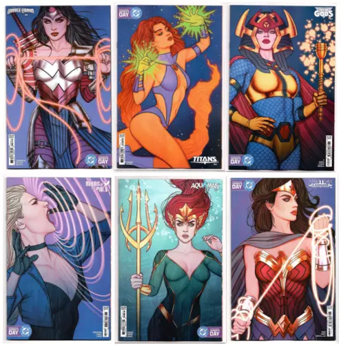 Jenny Frison INTERNATIONAL WOMEN'S DAY Absolute Wonder Woman #6 & MORE Set 2025