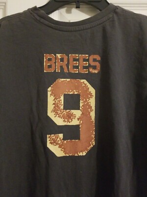 New Orleans Saints NWT Drew Brees # 9 shirt youth size Large 14/16.... est. 1967