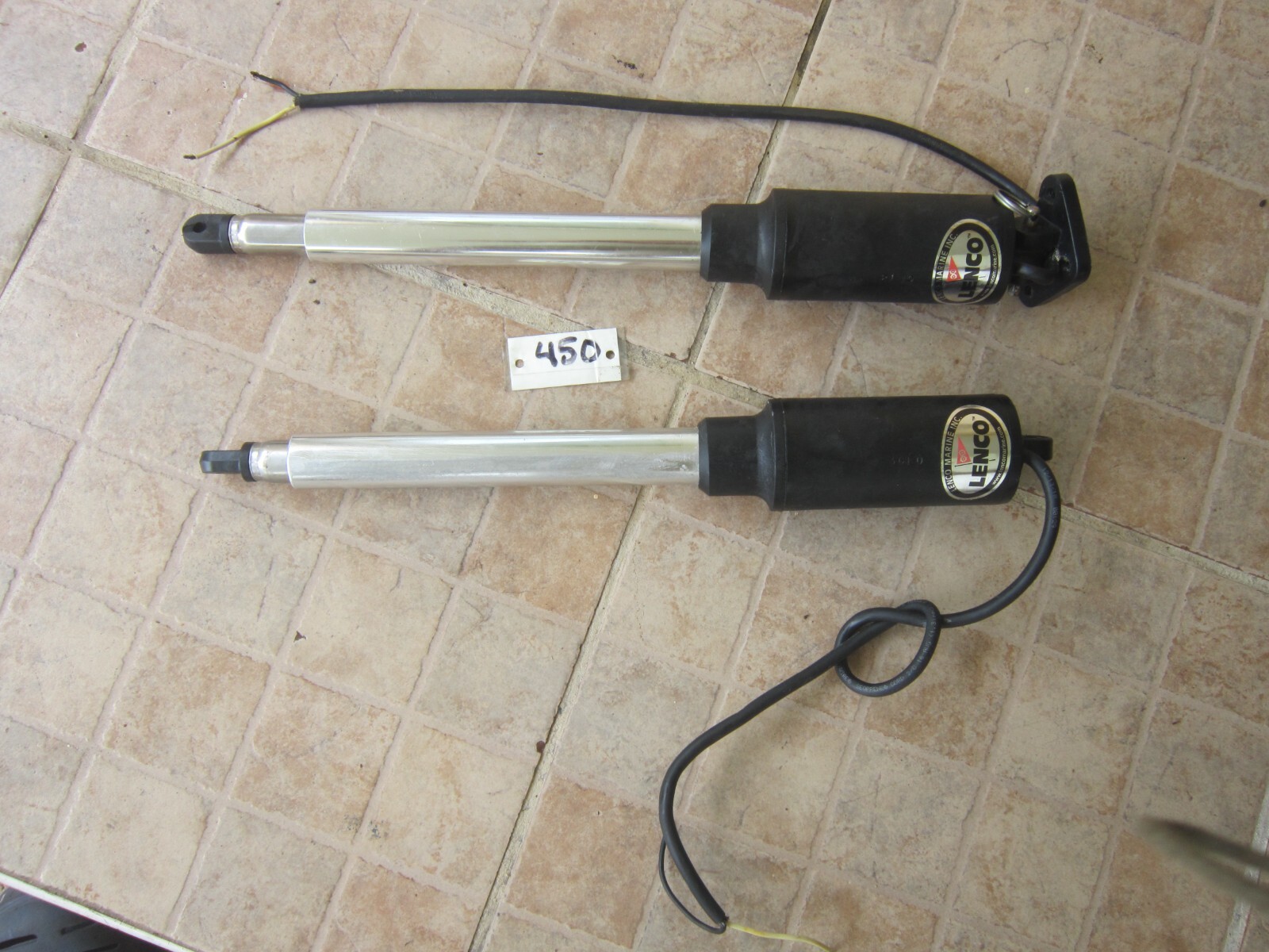 Marine Lenco Electric Trim Tabs Actuator Set eBay