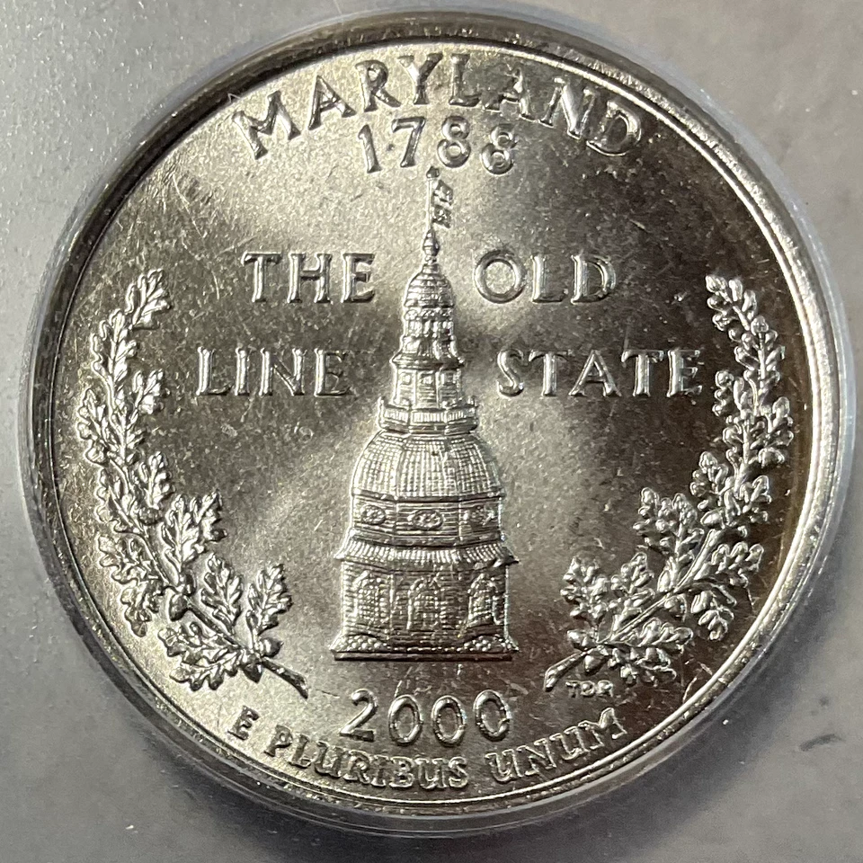 2000 D MARYLAND STATE QUARTER ICG MS 66 - Image 2 of 4