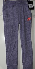 Nike Girls Sz 6 Jogger Pants Lavender Mist NEW