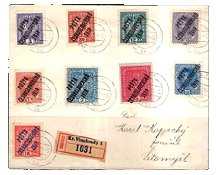 Fancy Cancel Used Czech & Czechoslovakian Stamps