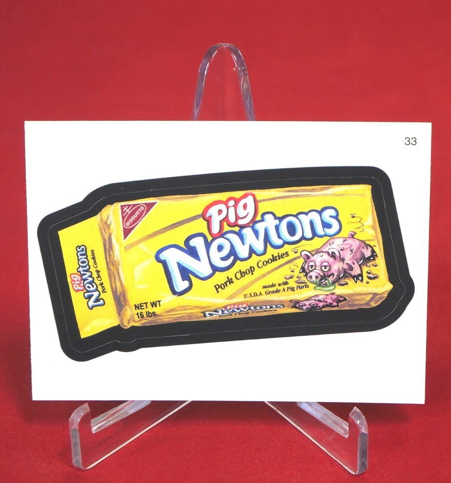 WACKY PACKAGES Series 2 Pig Newtons 2005 TOPPS #33 Mint | eBay