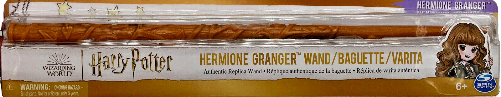 VARITA MAGICA HP HERMIONE GRANGE 12 PULGADAS. 29cm. #6067706 778988489208