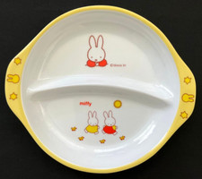Miffy Children's Plate, 6.75"x7.5" Tableware, Synthetic Material