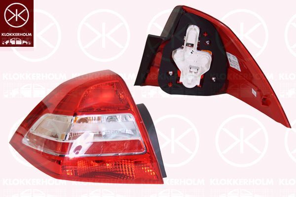 Neu RüCkleuchte Lampe - Links - Mit Basis - FüR Renault Megane Ii 2003-2010-image