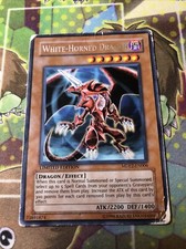 1x (HP) White-Horned Dragon - MDP2-EN006 - Rare - Limited Edition  YuGiOh