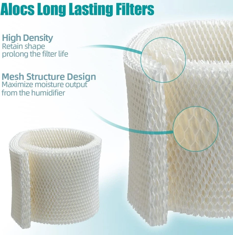 Filtro humidificador mecha de repuesto AIRCARE MAF2 para MA0800 MA0600 (paquete de 2) Foto 2 de 2