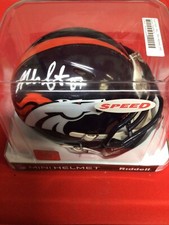 Denver Broncos NOAH FANT Signed/Autographed Mini Helmet w/ Beckett COA Speed
