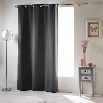 Atout Ciel Verdunkelungsvorhang Mit Ösen, 135 X 240 Cm, Grau – Lichtfilternd & Waschbar