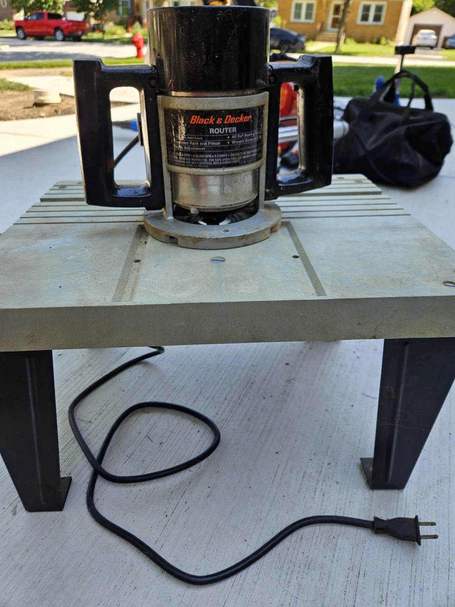 Black And Decker Router And Table