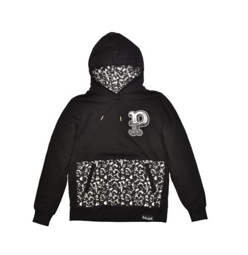 Dime MTL Black Lotus Hoodie Sweatshirt Men's Size Medium M Dime MTL Black Lotus Hoodie Sweatshirt Men's Size Medium M