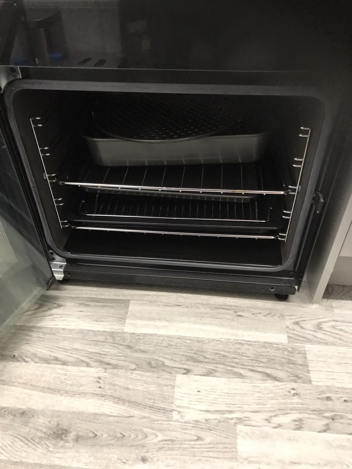 Zanussi ZCV46250BA 55cm Free Standing Electric Cooker with Ceramic Hob