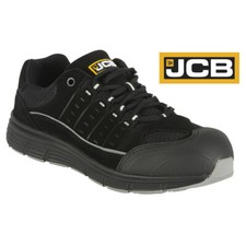 NEW MENS JCB SAFETY BOOTS LIGHT WEIGHT TRAINERS TREK STEEL TOE CAP HIKING SHOES