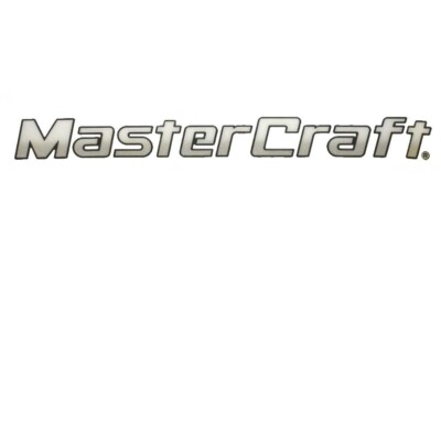 #ad #ad MasterCraft Boat Brand Decal 758437 28 x 2 3 4 Inch Black Silver $139.60