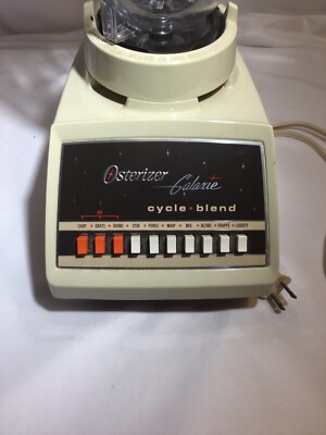 Vintage Oster Osterizer Galaxie Cycle Blend 10 Speed Blender