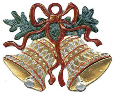 WILHELM SCHWEIZER GERMAN ZINNFIGUREN Christmas Bells (2.25'' x 1.5'' High)