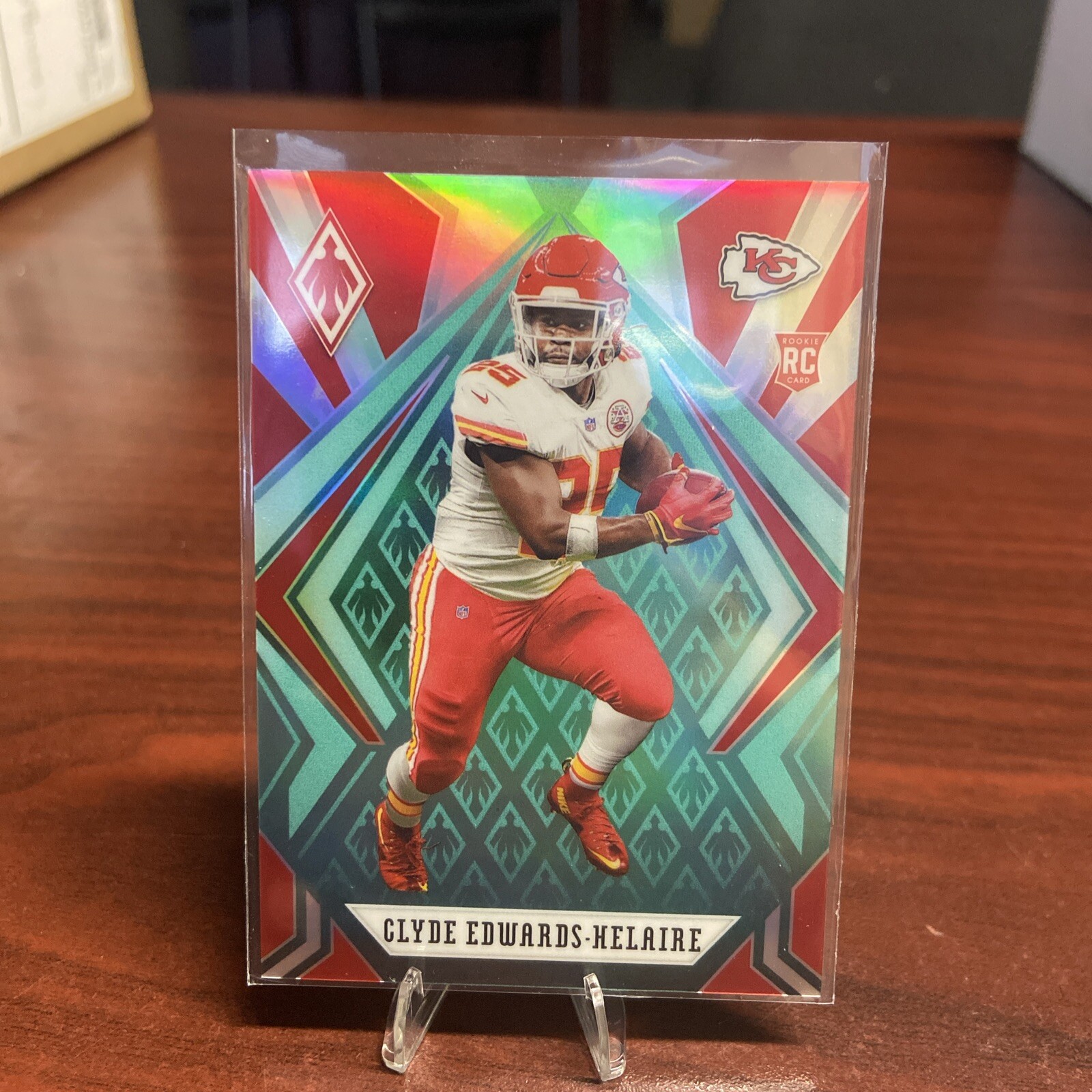 2020 Phoenix Rookies Teal SP /175 #121 Clyde Edwards-Helaire Kansas JM9