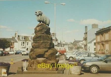 Photo 6x4 The Colvin Fountain / Blackfaced Ram, Moffat in 1986  c1986