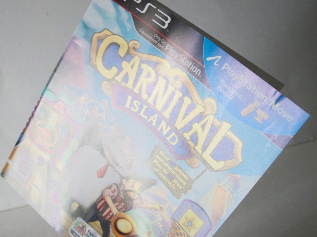 Jeu PS3 Carnival Island Version Promo - Très Bon État - Complet Avec Boîte Et Notice