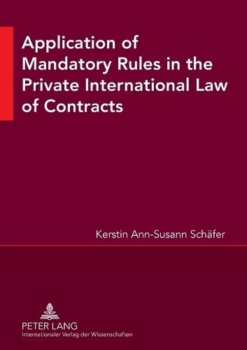Thumbnail - Kerstin Ann Sus Application Of Mandatory Rules In The Private Inte