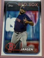 Kenley Jansen 2024 Topps Series 1 Flagship Baseball Card #267 Boston Red Sox NM