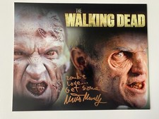 MIKE MUNDY In Person Signed Autograph 20x25cm The Walking Dead