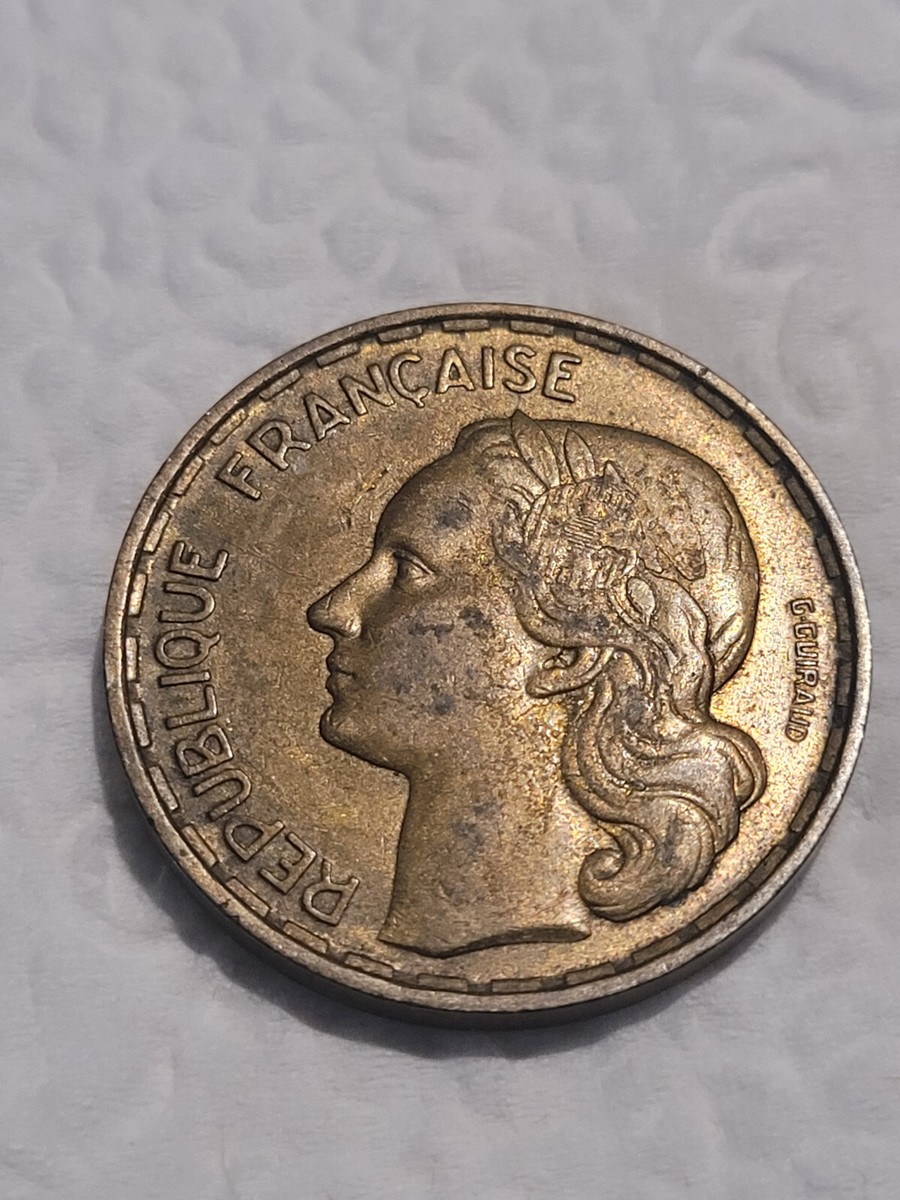 FRANCE FRENCH 1953 NICE OLD VINTAGE 50 FRANC COIN sent in coin sleeve | eBay