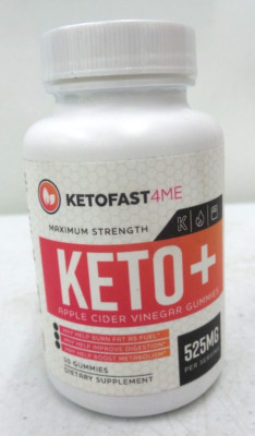 KETOFAST4ME KETO+ACV Gummies 525MG 30 Gummies Exp. 01/2026  (G133173-1E B-17)