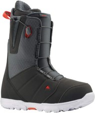 BURTON Men's MOTO SPEEDZONE Snowboarding Boots - Gray/Red - US Size 8.5 LAST ONE