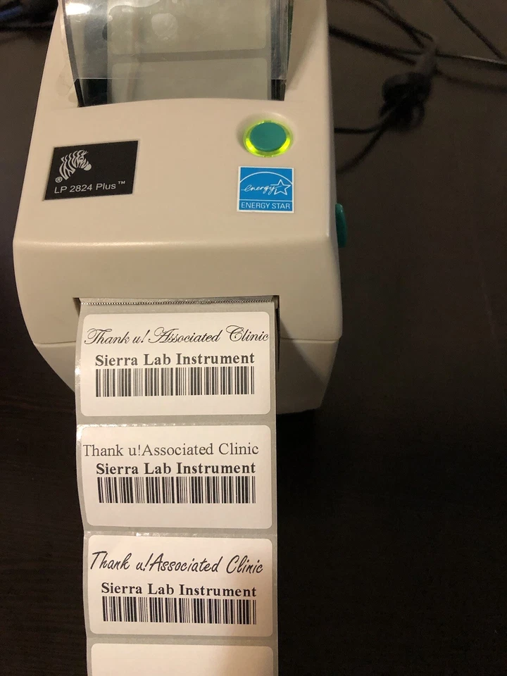 Tested! Zebra LP2824 Plus DT Label Barcode Printer. USB RS232 PS Ex Cosmetic - Image 4 of 4