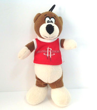 NBA Houston Rockets Basketball 8” Plush Bear Red Shirt small Mascot 2015