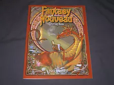 Fantasy Nouveau Adult Coloring Book  by Herb Leonhard  Brand New PB  