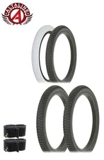 ALTALINE DURABLE BICYCLE WIRE BEAD TIRES 18" X 2.125 BMX TURBO TREAD W/TUBES.