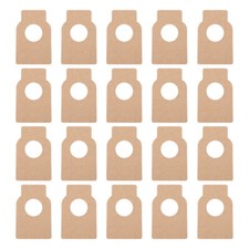  100 Pcs Bottle Neck Tags Wine Shop Labels Gift Kraft Paper Craft