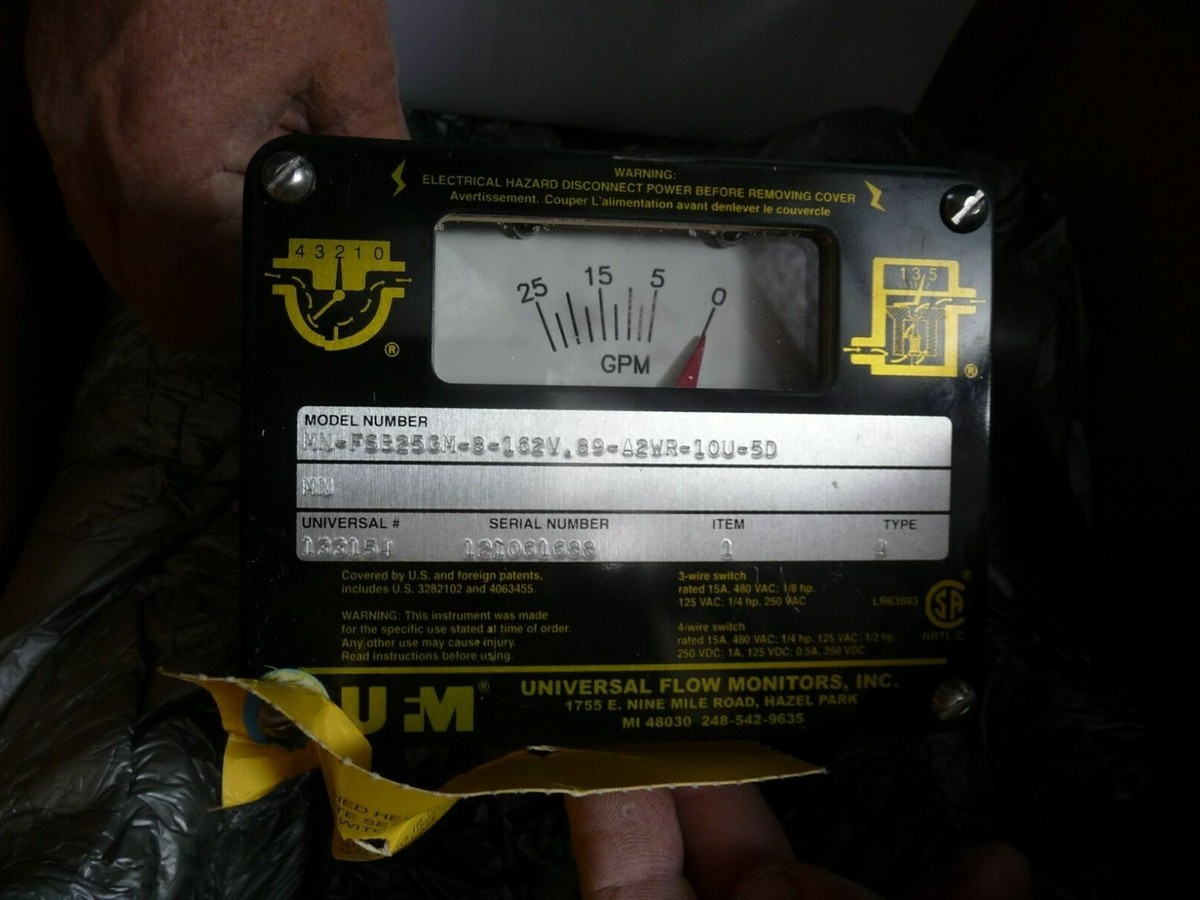 Universal Flow Meter MN-FSB25Gm-8-162V.89-A2WR | eBay