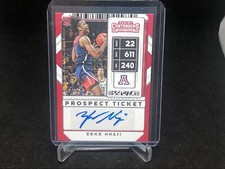 ZEKE NNAJI 2020-21 PANINI CONTENDERS DRAFT PICKS PROSPECT TICKET AUTO RC # 84