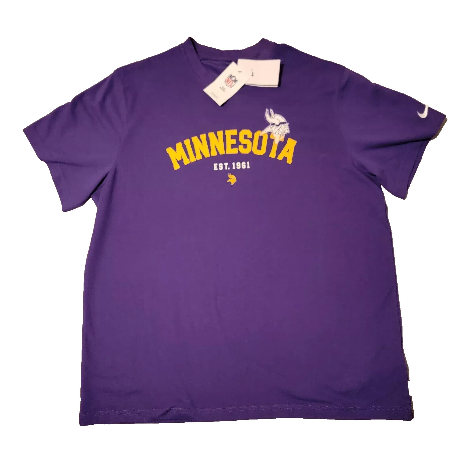Мужская футболка Nike Minnesota Vikings, фиолетовая, M