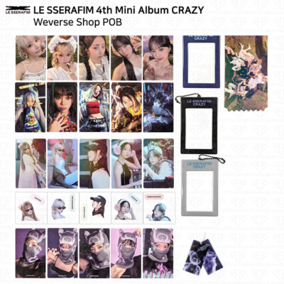 Le Sserafim 4th Mini Album CRAZY KKT Weverse Shop Oliveyoung Yes24