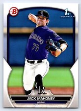 2023 1st Bowman Draft #BD-29 Jack Mahoney Colorado Rockies Baseball Card