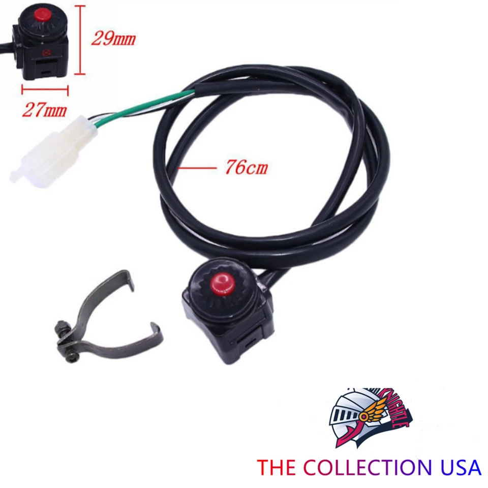 INTERRUPTOR DE APAGADO PARA KAWASAKI KX250 KX-250 KX 250 250CC UNIVERSAL Foto 2 de 3