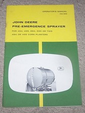 John Deere Pre-Emergence Sprayer For Corn Planters Operators Manual  A6