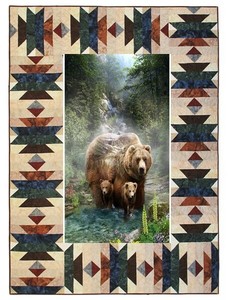 Immediate Call Of The Wild Oak W Grizzly Bear Precut Kit 48 X 66 By Hoffman Fabrics Free Shipping Puma Shubhsanket Org