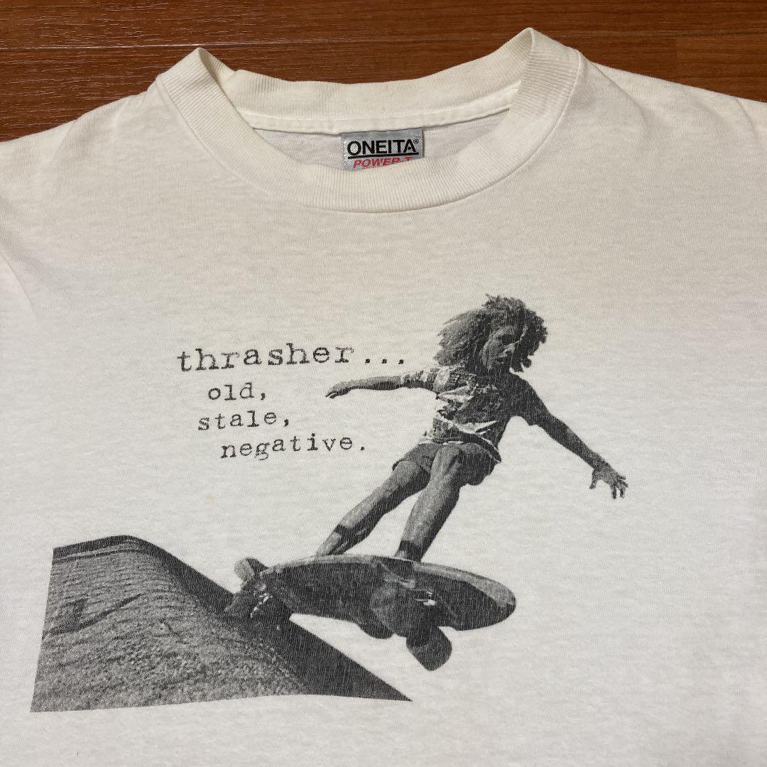 80s Thrasher T-shirt White Old Skate | eBay 80s Thrasher T-shirt White Old Skate | eBay