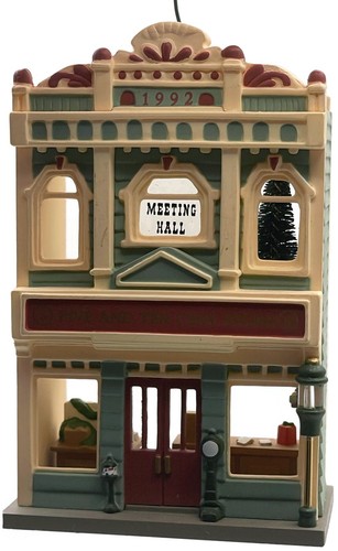 Punze Ornament Fünf und Zehn Cent Laden 1992 Nostalgischer Weihnachtsdorf Baum - Bild 2 von 11
